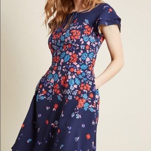 ModCloth double flutter sleeve dress
